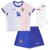 Maillot de foot France Adrien Rabiot #14 Extérieur vêtements enfant Europe 2024 Manches Courtes (+ pantalon court)